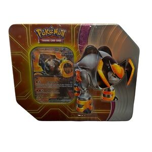 Pokemon TCG Slashing Legends Tin Iron Boulder EX 5 Booster Card Packs Sealed NEW